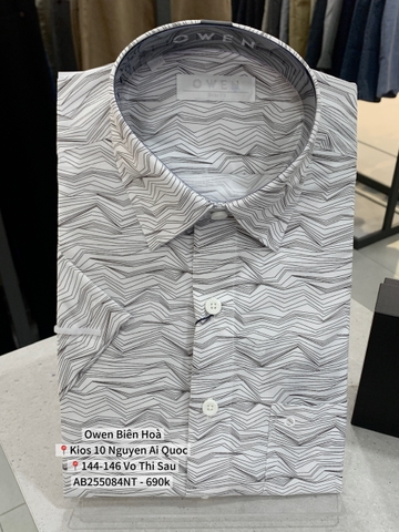 ÁO SƠ MI NGẮN TAY AB255084NT