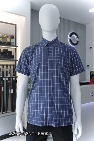 ÁO SƠ MI NGẮN TAY AB260058NT