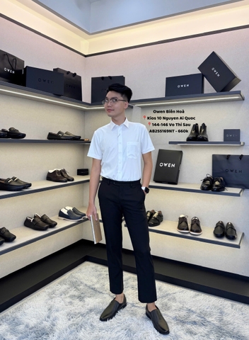 ÁO SƠ MI NGẮN TAY AB255169NT