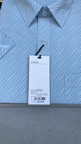 ÁO SƠ MI NGẮN TAY AB260625NT