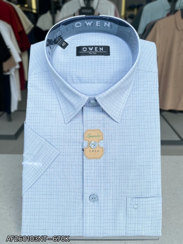 ÁO SƠ MI NGẮN TAY AF260103NT