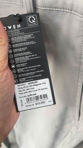 Giảm từ 100-700k QUẦN KHAKI QKR261000
