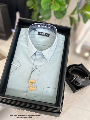 ÁO SƠ MI NGẮN TAY AB250031NT