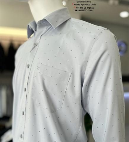 ÁO SƠ MI DÀI TAY AR250033DT