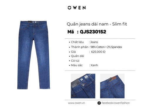 QUẦN JEANS QJS230152