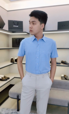 ÁO SƠ MI NGẮN TAY AB260081NT