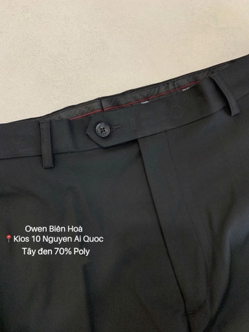 QUẦN TÂY ĐEN POLY QS252477