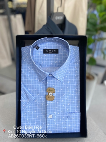 ÁO SƠ MI NGẮN TAY AB260035NT