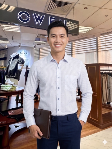 ÁO SƠ MI DÀI TAY AS260096D