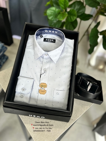 ÁO SƠ MI DÀI TAY AR250033DT