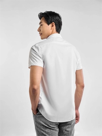 ÁO SƠ MI TRẮNG NGẮN TAY MODAL CÓ TÚI AR240102NT