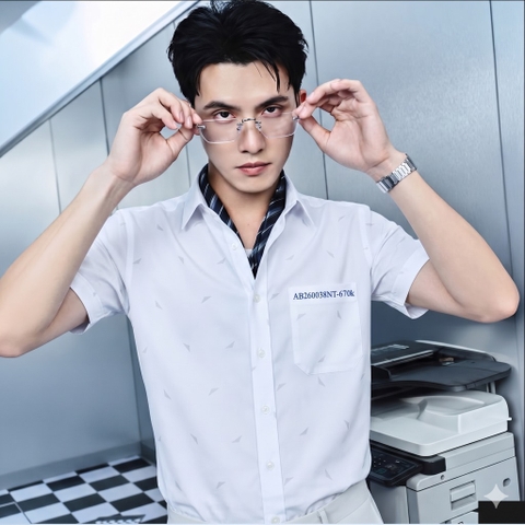 ÁO SƠ MI NGẮN TAY AB260038NT