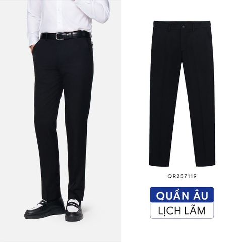 QUẦN TÂY ĐEN 100% POLY QR257119