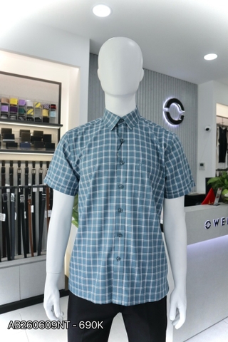 ÁO SƠ MI NGẮN TAY AB260609NT