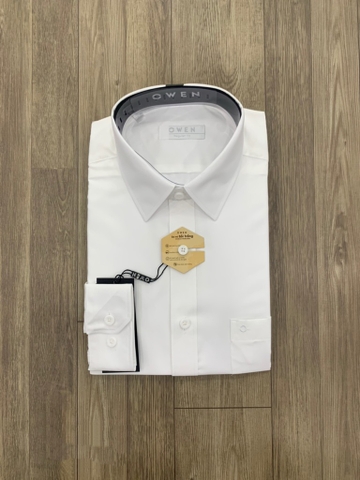ÁO SƠ MI TRẮNG DÀI TAY MODAL CÓ TÚI AR250500DT