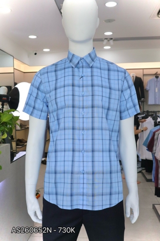 ÁO SƠ MI NGẮN TAY AS260652N