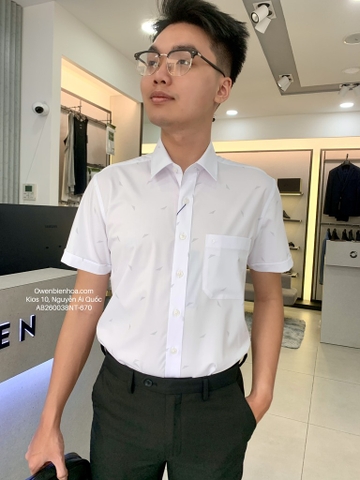 ÁO SƠ MI NGẮN TAY AB260038NT