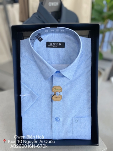 ÁO SƠ MI NGẮN TAY AB260016NT