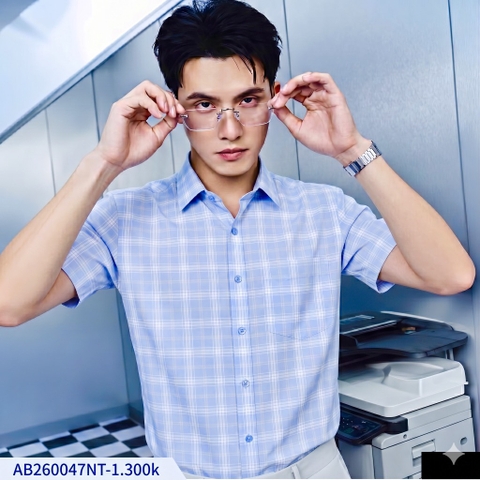 ÁO SƠ MI NGẮN TAY AB260047NT
