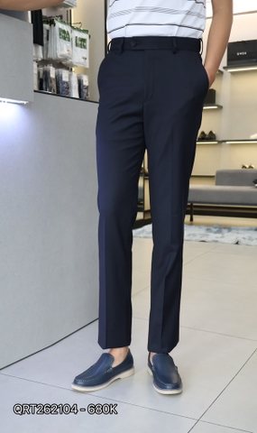 QUẦN TÂY XANH ĐEN POLY QRT262104