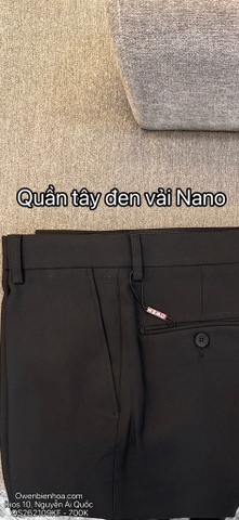 QUẦN TÂY ĐEN NANO QS262109KF