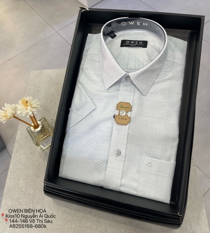 ÁO SƠ MI NGẮN TAY AB255168NT