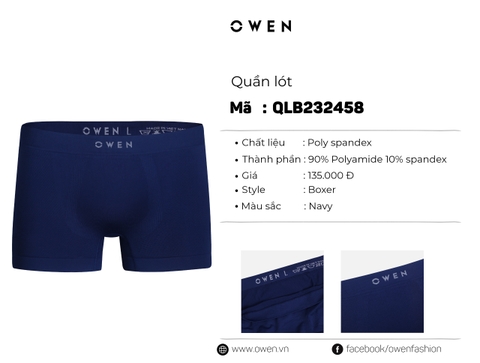 QUẦN LÓT BOXER QLB232458