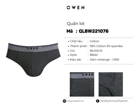 QUẦN LÓT TAM GIÁC QLBW221076