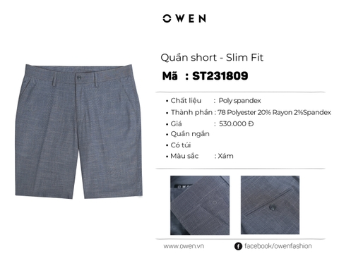 QUẦN SHORT ST231809