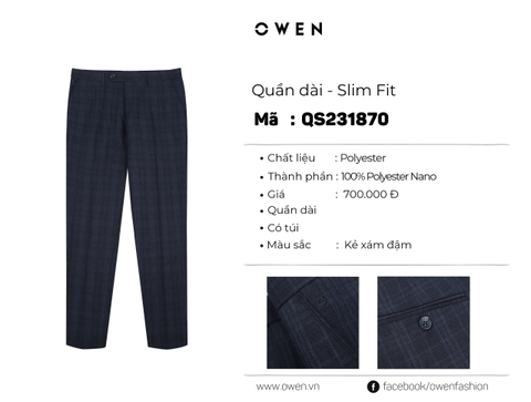 QUẦN TÂY QS231870