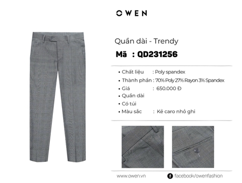 QUẦN TÂY QD231256