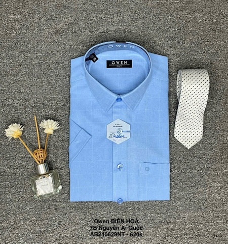 ÁO SƠ MI NGẮN TAY AB240629NT