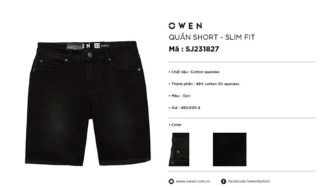QUẦN SHORT JEAN SJ231827