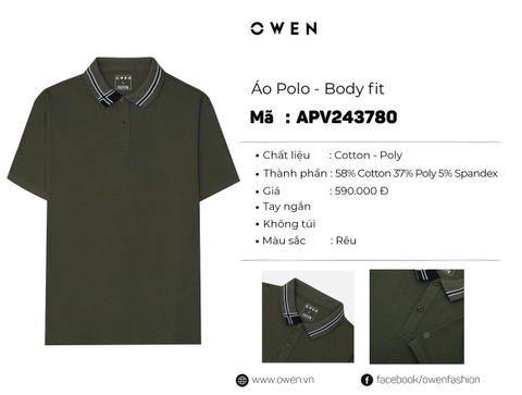 ÁO THUN POLO APV243780