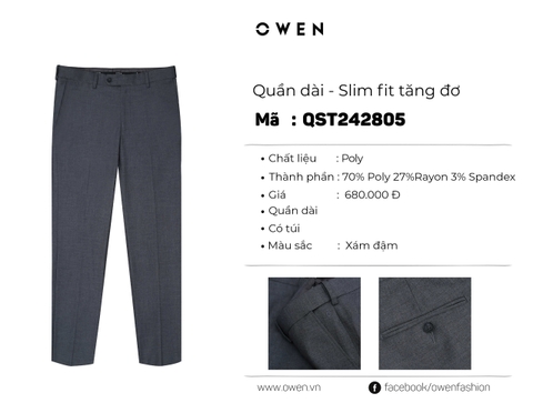 QUẦN TÂY QST242805
