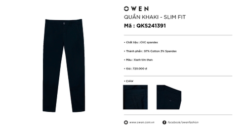 QUẦN KHAKI QKS241391