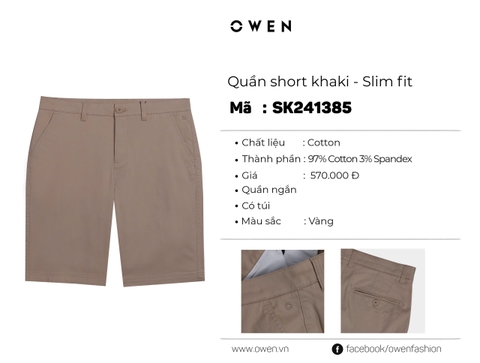 QUẦN SHORT SK241385