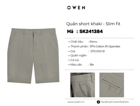 QUẦN SHORT SK241384