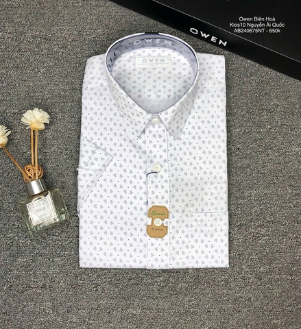 ÁO SƠ MI NGẮN TAY AB240675NT