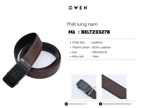THẮT LƯNG BELT233278