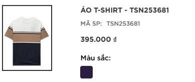 ÁO THUN T-SHIRT TSN253681