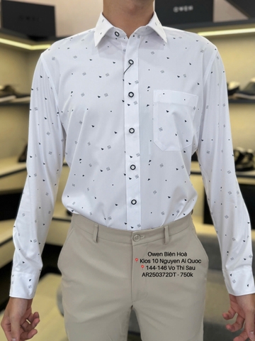 ÁO SƠ MI DÀI TAY AR250372D