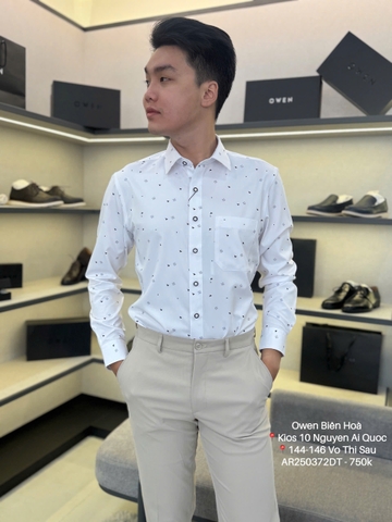 ÁO SƠ MI DÀI TAY AR250372D