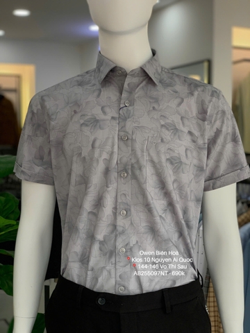 ÁO SƠ MI NGẮN TAY AB255097NT