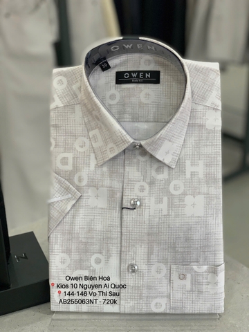 ÁO SƠ MI NGẮN TAY AB255063NT