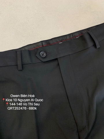 QUẦN TÂY ĐEN POLY QRT252476