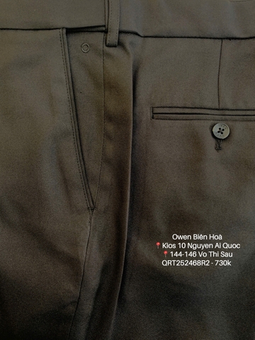 QUẦN TÂY ĐEN NANO QRT252468R2