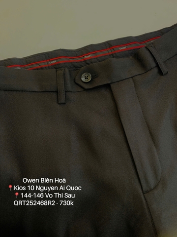 QUẦN TÂY ĐEN NANO QRT252468R2