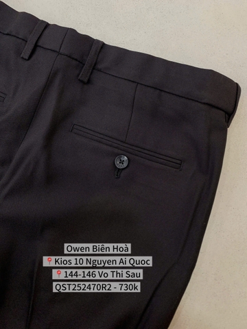 QUẦN TÂY ĐEN NANO QST252470R2