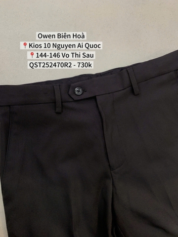 QUẦN TÂY ĐEN NANO QST252470R2